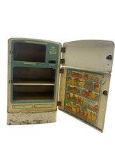 Load image into Gallery viewer, Vintage Wolverine Refrigerator Tin Metal Model Kitchen Appliance Children's Toy
