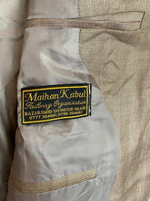 Load image into Gallery viewer, Maihan Kabul 3 Piece Suit Mens Coat Vest Pants Dress Tan *SEE PICS FOR SIZES
