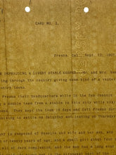 Load image into Gallery viewer, 1907 Wanted Poster Defrauding A Livery Stable Keeper Vaudeville Show Antique
