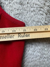 Load image into Gallery viewer, Glen Echo Vest Womens Large Red Full Zip Fleece Outerwear Golf Sweater Ladies
