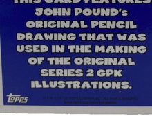 Load image into Gallery viewer, 2014 Topps Garbage Pail Kids Pencil Art Trading Cards Lot of 4 - John Pound
