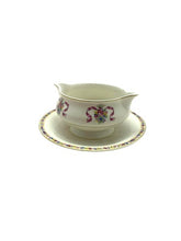 Load image into Gallery viewer, Theodore Haviland St Regis Gravy Boat with Attached Underplate New York Flower

