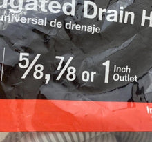 Load image into Gallery viewer, Eastman #0014452 6 Foot Universal Corrugated Dishwasher Drain Hose New Sealed
