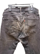 Load image into Gallery viewer, Levis 519 Jeans Mens 30x30 Denim Black Skinny Fit Premium Big E Casual Work

