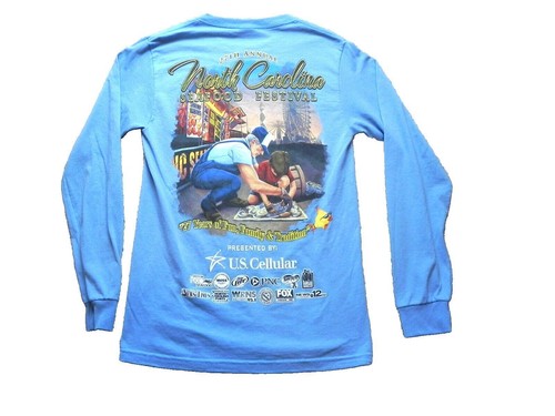 North Carolina Seafood Festival Shirt Womens Small 27th Annual Grilling Ladies