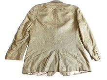 Load image into Gallery viewer, Nautica Sports Coat Mens 42L Gold Single Breasted 100% Silk Suit Blazer N420
