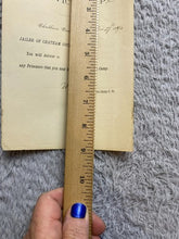 Load image into Gallery viewer, 1892 Convict Camp Requisition Jailer Prisoners Antique Ephemera
