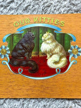 Load image into Gallery viewer, Our Kitties Embossed Cigar Box Labels Antique Tobacco Tobacciana Lot of 8

