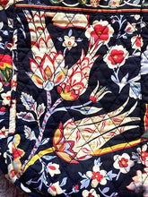 Load image into Gallery viewer, VERA BRADLEY Purse Tote Shoulder Bag Blue Floral Mature Quilted
