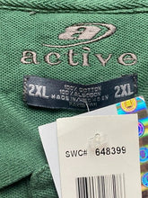 Load image into Gallery viewer, Michigan State Shirt Adult 2XL XXL Forest Green Spartans Active Polo Mens NWT
