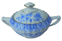 Load image into Gallery viewer, Vintage Seltmann WEIDEN Germany U.S.Z. China Blau 10 Porcelain Sugar Dish &amp; Lid
