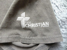 Load image into Gallery viewer, Vintage Christian Shirt Adult Small Lightning Flash Logo Jesus God Cross Mens
