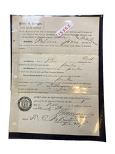 Load image into Gallery viewer, 1893 Savannah GA Arrest Warrant 5 Day Sentence Seal Antique Ephemera
