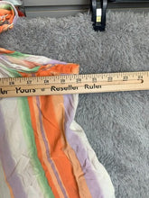 Load image into Gallery viewer, Torrid Dress Womens 2 Orange Purple Striped Challis Tiered Flared Boho Ladies
