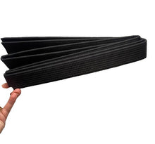 Load image into Gallery viewer, Double Wrap Taekwondo Belt Black 280CM Uniform Martial Arts Ranking New
