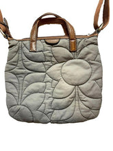 Load image into Gallery viewer, Fossil Key-Per Purse Quilted Crossbody Bag Leather Buckle Strap
