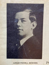 Load image into Gallery viewer, 1907 Wanted Poster Embezzlement Photo Antique Ephemera
