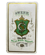 Load image into Gallery viewer, Antique Cigar Card Sweet Cincinnati Portrait Fringe Sash
