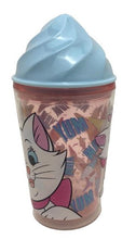 Load image into Gallery viewer, Disney Marie Aristocats Tumbler Plastic Cup Ice Cream Lid No Straw
