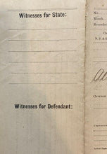 Load image into Gallery viewer, 1892 Arrest Warrant Misdemeanor Watch Theft Savanah Georgia Antique Ephemera
