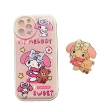 Load image into Gallery viewer, iPhone 12 Pro Max Phone Case Hello Kitty My Melody w/ Holder NEW
