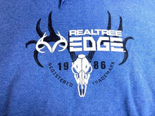Load image into Gallery viewer, Realtree Edge Sweatshirt Adult 2XL XXL Blue Hoodie Fleece Buckhorn Logo Mens
