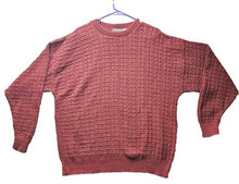 Load image into Gallery viewer, VTG Members Only Sweater Adult Extra Large Maroon Outerwear Textured Knit Mens
