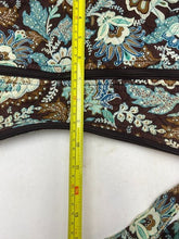 Load image into Gallery viewer, Vera Bradley Small Purse Teal Brown Quilted Paisley Shoulder Bag Handbag
