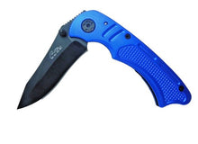 Load image into Gallery viewer, NEW Rite Edge Linerlock Blue Folder 4in Knife Assisted Folding Pocketknife
