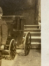 Load image into Gallery viewer, Real Photo Postcard Dolletta Dodd The World’s Smallest Mother Horse Buggy Midget
