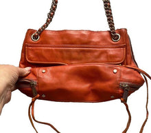 Load image into Gallery viewer, Rebecca Minkoff  Shoulder Purse Leather Chain Strap Zip Expandable Animal Print
