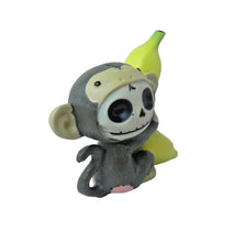 Load image into Gallery viewer, NEW Furrybones Skull Figurine Munky The Monkey With Banana Mini Figure
