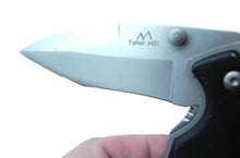 Load image into Gallery viewer, Tater Hill Knife Werks Folding 3.25" Blade 8" Stainless Steel Pocketknife Black
