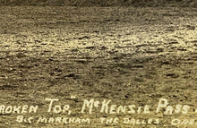 Load image into Gallery viewer, Real Photo Postcard Three Sisters &amp; Broken Top Mc Kenzie Pass Highway Redmond OR
