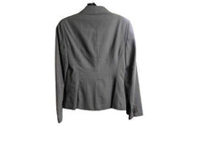 Load image into Gallery viewer, Ann Taylor Suit Coat Womens 0 Gray Single Breasted Virgin Wool Blazer Jacket

