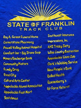 Load image into Gallery viewer, Railroad Days Shirt Adult Medium Blue Road Race 37th Appalachia Power Walk Mens
