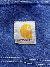 Load image into Gallery viewer, Carhartt Jeans Mens 30x30 Blue Denim Dungaree Fit Carpenter Workwear
