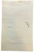 Load image into Gallery viewer, 1912 Wanted Poster Rape Jumping Bail Red Indian Motorcycle Antique Ephemera
