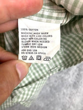 Load image into Gallery viewer, Nautica Shirt Adult Extra Large Green White Grid Checkered Button Up Casual Mens
