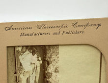 Load image into Gallery viewer, 1899 Stereoscope Photo Card Inside Cuban Jail Antique Tissue Back RY Young
