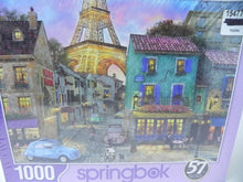 Load image into Gallery viewer, Springbok Eiffel Tower Magic 1000 Piece Jigsaw Puzzle Paris Sunset
