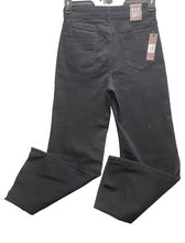 Load image into Gallery viewer, KDF Jeans Womens 8 Black Straight Leg Pants Pockets Workwear Ladies

