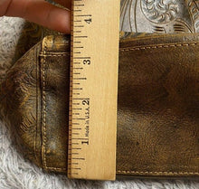Load image into Gallery viewer, Labrado Leather Purse Tooled Cognac Brown Convertible Crossbody Western Bag
