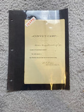 Load image into Gallery viewer, 1892 Convict Camp Requisition Jailer Prisoners Antique Ephemera
