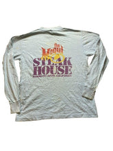 Load image into Gallery viewer, VTG The Mogul Steak House Shirt Adult Medium Single Stitch 70s 80s Blue Mens
