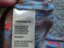 Load image into Gallery viewer, Democracy Shirt Womens Medium V-Neck Flowy Paisley Blouse Casual Ladies
