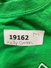 Load image into Gallery viewer, Irish Shirt Adult Large Kelly Green Lightning Bolt Clover Shamrock Spellout Mens

