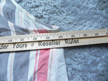 Load image into Gallery viewer, Torrid Shirt Womens 1 Striped Halter Sleeveless keyhole Blouse Flowy Ladies
