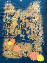 Load image into Gallery viewer, Pumpkin Shirt Womens 2X Black Halloween Witching Hour Haunting Horror Plus Lady
