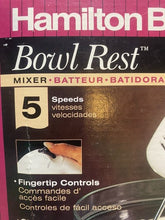 Load image into Gallery viewer, Hamilton Beach Mixer Handheld Bowl Rest 5 Speeds Finger Tip Controls 62520 NEW
